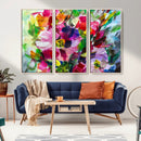 Oil Flower Abstract Canvas Print by MyGreatCanvas | Canvas Wall Art Prints | Photo Prints & Wall Decor