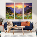 Mountain and Spring Wall Art Canvas Print by MyGreatCanvas | Canvas Wall Art Prints | Photo Prints & Wall Decor