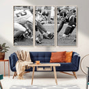 American Football Player Wall Art Canvas Print by MyGreatCanvas | Canvas Wall Art Prints | Photo Prints & Wall Decor