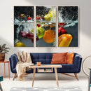 Kithen Vegetables World Wall Art Canvas Print