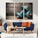 Dambell and Sport Wall Art Canvas Print by MyGreatCanvas | Canvas Wall Art Prints | Photo Prints & Wall Decor