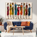 Abstract African Women Wall Art Canvas Print by MyGreatCanvas | Canvas Wall Art Prints | Photo Prints & Wall Decor