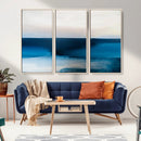 Dark Blue Abstract Wall Art Canvas Print by MyGreatCanvas | Canvas Wall Art Prints | Photo Prints & Wall Decor
