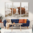 Longhorn Cattle Wall Art Canvas Print, Framed Farmhouse by MyGreatCanvas | Canvas Wall Art Prints | Photo Prints & Wall Decor