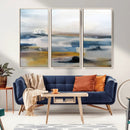 Abstract Landscape Wall Art Canvas | 3 Panel Modern Blue, by MyGreatCanvas | Canvas Wall Art Prints | Photo Prints & Wall Decor