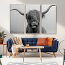 Texas Cow Wall Art Canvas, Texas Longhorn Cattle Canvas by MyGreatCanvas | Canvas Wall Art Prints | Photo Prints & Wall Decor