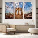 Brooklyn Bridge Manhattan Wall Art Canvas Print by MyGreatCanvas | Canvas Wall Art Prints | Photo Prints & Wall Decor