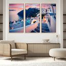 Greece Santorini Wall Art Landscape Canvas Print