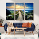 Mountain Landscape Wall Art Canvas Print