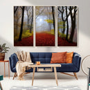 Foggy Forest Wall Art Landscape Canvas Print