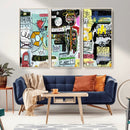 Graffiti Wall Art – Colorful Urban Street Canvas Print, by MyGreatCanvas | Canvas Wall Art Prints | Photo Prints & Wall Decor