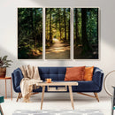 Natural Landscape Wall Art Relaxing Forest Canvas Print