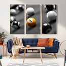 Wall Art Pool Table and Balls Canvas Print by MyGreatCanvas | Canvas Wall Art Prints | Photo Prints & Wall Decor