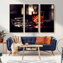 Whiskey and Cigar Canvas – Luxurious Wall Art for Home or