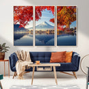 Mount Fuji Canvas Wall Art Japan Autumn Mountain Canvas