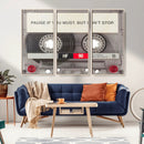 Music Cassette Iconic Wall Art Canvas Print by MyGreatCanvas | Canvas Wall Art Prints | Photo Prints & Wall Decor