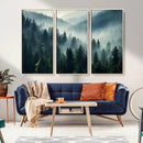 Captivating Misty Forest Wall Art Premium Canvas Print a by MyGreatCanvas | Canvas Wall Art Prints | Photo Prints & Wall Decor