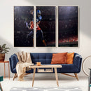 American Football Wall Art Canvas Print, Stadium Sport Wall