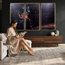 American Football Wall Art Canvas Print, Stadium Sport Wall