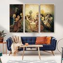 Last Supper Wall Art Canvas Print, Framed Jesus Painting Art
