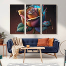 Abstract Rose Wall Art Canvas Print by MyGreatCanvas | Canvas Wall Art Prints | Photo Prints & Wall Decor