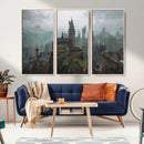Disney Castle Wall Art Canvas Print, Living Kids Home Room