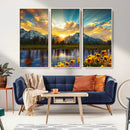 Grand Teton Park Sunrise Wall Art – Vibrant Landscape Canvas by MyGreatCanvas | Canvas Wall Art Prints | Photo Prints & Wall Decor