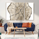 Abstract Wood Tree Ring Wall Art - Ready to Hang Minimalist