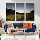 Oregon Ducks Football Team Print - Eugene Autzen Stadium