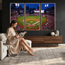 St. Louis Cardinals Baseball Team Print - Busch Stadium Wall