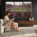 Wisconsin Badgers Team Print Canvas - Madison Camp Randall