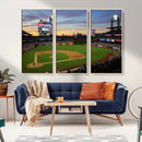 Citizens Bank Park Philadelphia Phillies Wall Art Canvas |