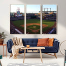 Colorado Rockies Coors Field Wall Art Canvas Print - MLB