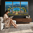 Los Angeles Dodgers Wall Art Canvas, Dodger Stadium Wall Art