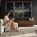 Los Angeles Dodgers Dodger Stadium Wall Art Canvas Print -