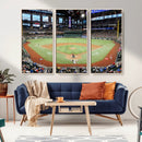 Texas Rangers Baseball Team Print - Arlington Globe Life