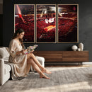 Houston Rockets Basketball Team Print Canvas- Houston Toyota