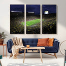Michigan Wolverines Football Canvas Wall Decor, Football