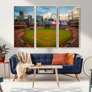 St. Louis Cardinals Baseball Team Print - Busch Stadium Wall