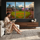 St. Louis Cardinals Baseball Team Print - Busch Stadium Wall