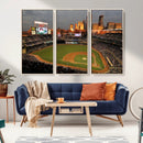 Minnesota Twins Baseball Team Print - Minneapolis Target by MyGreatCanvas | Canvas Wall Art Prints | Photo Prints & Wall Decor