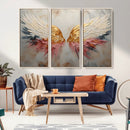 Golden Angel Wings Wall Art Canvas Print – Stunning Abstract by MyGreatCanvas | Canvas Wall Art Prints | Photo Prints & Wall Decor