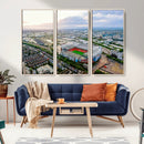 Old Trafford Manchester United Stadium Wall Art Canvas Print