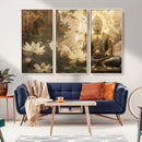 Zen Buddha Wall Art Canvas Print | Peaceful Meditation Decor