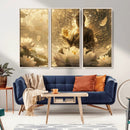 Golden Buddha Wall Art | Yoga Room Decor and Meditation Room by MyGreatCanvas | Canvas Wall Art Prints | Photo Prints & Wall Decor