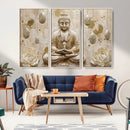 Serene Buddha Wall Art | Yoga Room Decor and Meditation Wall