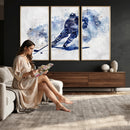 Hockey Player Wall Art Canvas Print - Sports-Inspired