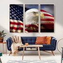American Flag Eagle Symbol Wall Art, American Flag Eagle by MyGreatCanvas | Canvas Wall Art Prints | Photo Prints & Wall Decor