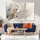 Barn Owl Wall Art | Watercolor Canvas Print | Perfect for