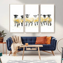 Farmhouse Wall Art Sheep Print | Ready to Hang Framed Canvas by MyGreatCanvas | Canvas Wall Art Prints | Photo Prints & Wall Decor